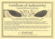 Alien head sculpture