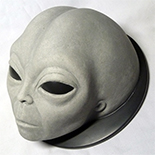 Alien Grey Sculpture