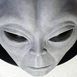 Alien Grey Sculpture