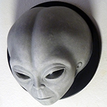 Alien Grey Sculpture
