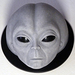 Alien Grey Sculpture