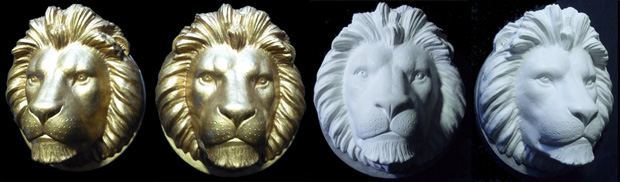 Gold Lion, White Lion