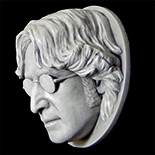 John Lennon Sculpture - Grey
