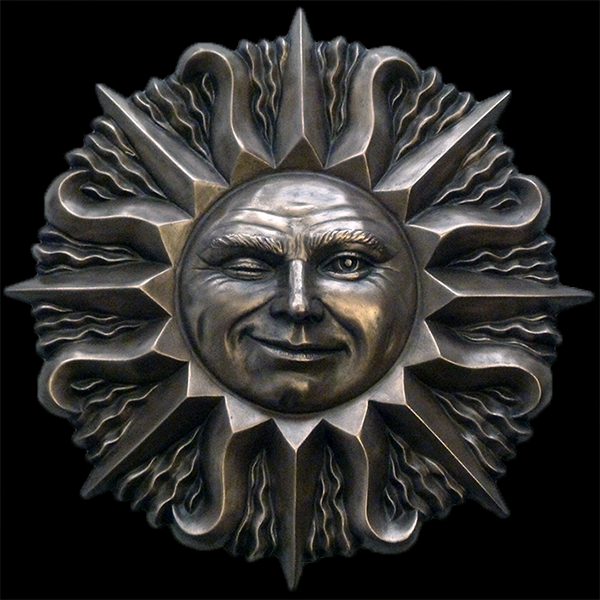 Bronze Sun Face