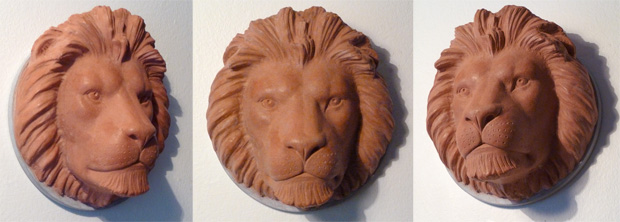 Sculpted Lion Head